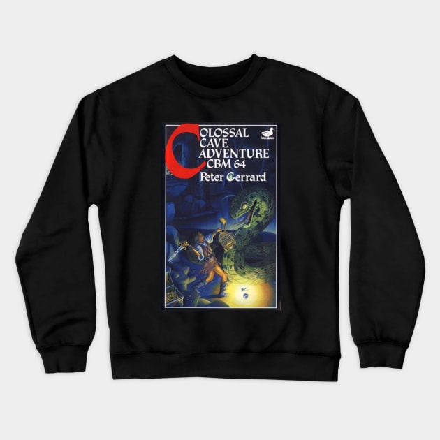 Colossal Cave Adventure 70’s Game Retro Crewneck Sweatshirt by GoneawayGames